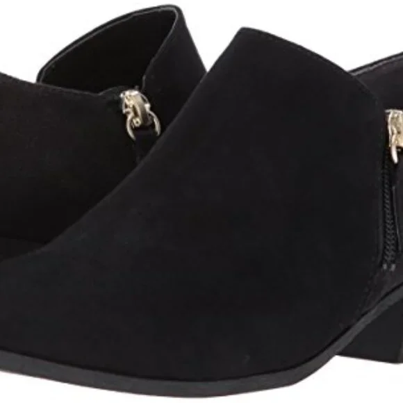 Women's Ankle Boots Size 6 Microfiber Suede Memory Foam Insole Heeled